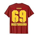 Spanien Sauf Trikot Herren Masturbinho 69 Saufnamen T-Shirt