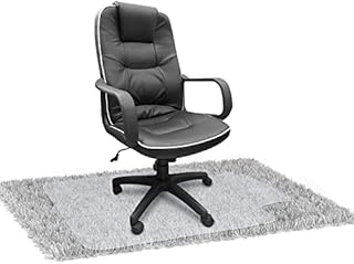 Office Chair Carpet Protector, T Shaped Plastic Carpet Cover Large Office Mat desk Chair Mat for Carpeted Floor with Studded Bottom for Home Office Carpet Floor