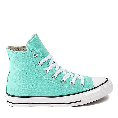 Image of Converse Unisex All Star Hi Cyber Teal /White /Black Size 6.5 Men 8.5 Women