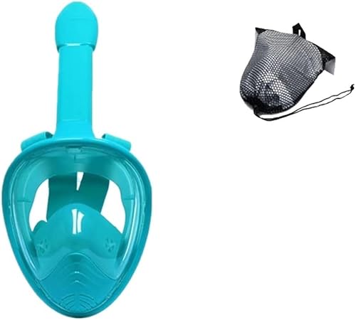 Miniatura 6 de Equipo de snorkel Máscara De Buceo Antiniebla para Adultos Y Niños, Máscara Respiratoria De Buceo De Cara Completa, Equipo De Natación Impermeable
