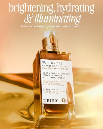Image of Truly Beauty Sun Drops Bronze Body Glow Oil | Bronzing Oil for Glowing Skin