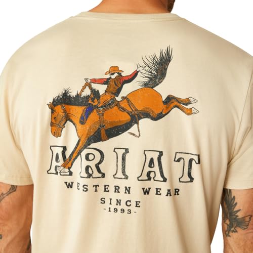 Ariat Natural Bronc Riding Heritage T-Shirt4