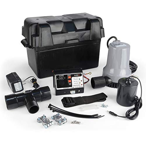 WaterAce WASBB Backup Sump Pump, Black - Thumbnail 2