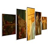 islandburner Bild auf Leinwand Frau mit Tattoos in einem Kleiderladen für Schlafzimmer Millennials Vintage-Laden Bilder Wandbilder Poster