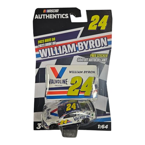lionel racing nascar authentics william byron 2023 no 24 ht 164 scale diecast car with trinket