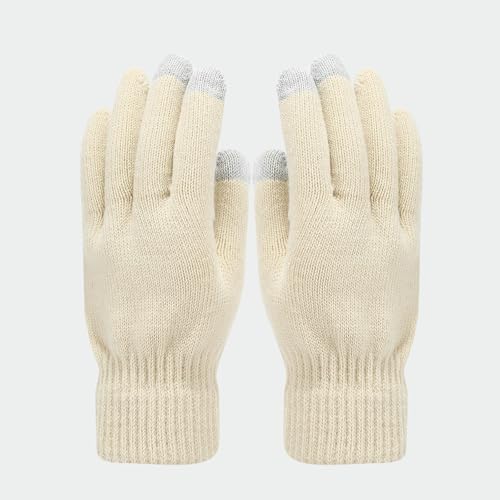 Conjunto de gorro bufanda guantes rosa de tres piezas cálido invierno 7
