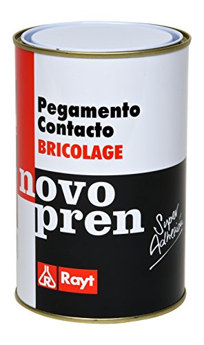 Rayt 125-07 Novopren Bricolaje: pegamento de contacto apto para trabajos en madera, estratificados plásticos o marroquinería, 500ml
