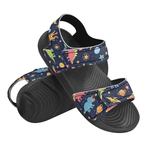 Summer Double Hook and Loop Sandals for Boys with Print, Anti-Slip, Comfort, Light, for School, Playground, Beach3