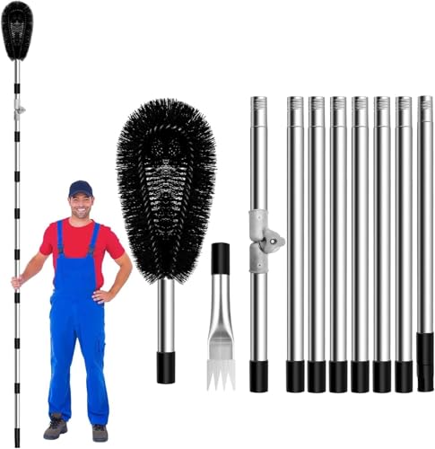 EveGrun Dachrinnenreinigungsset mit Teleskopstiel