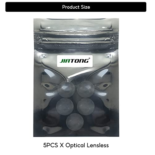 Image of 5PCS X Optical Glass Lens Without Edge Dameter 19.3MM Flat-Convex Lens, Focusing LED Convex Lens (Φ19.3mm*H4.5*F37)