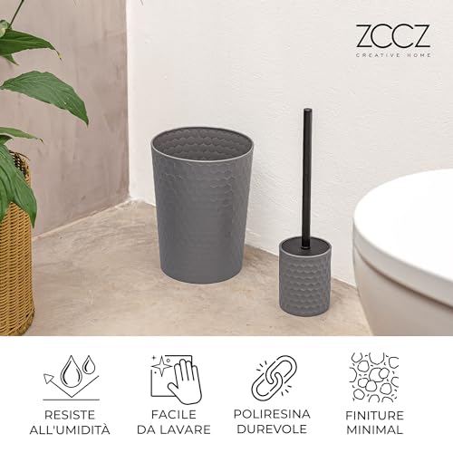 Zccz Set di accessori per il bagno, 6 pezzi, con