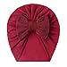 EMAlusher Mädchen Turban Hut Turban Beanie Baby Bun Cap Bowknot Elastics kleine Jungen Baby Care (F, One Size)