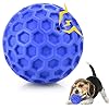 DISSKNIC Indestructible Squeaky Dog Balls for...