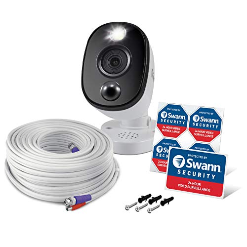 Swann Add-On DVR Bullet Security Camera System with Sensor Spotlight, 4K Ultra HD Video, Indoor or Outdoor Design, Dusk to Dawn Color Night Vision Plus True Detect™ Heat and Motion Detection, 1 Pack - image 6