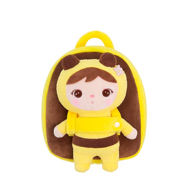 Mochila Metoo Infantil Linda + Boneca, IBMKIDS (Amarela)