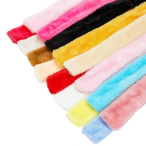 1 Piece Unisex Fluffy Fleece Replacement Self Tie Waist Strap Sash Belt Double Side Waistband for Pajamas Bathrobe3