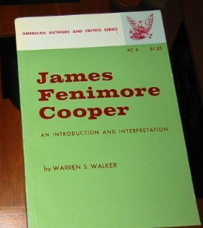 Hardcover James Fenimore Cooper: An introduction and interpretation (American authors and critics series) Book