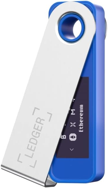 Billetera de Hardware cripto Ledger Nano S Plus (Profundidades Azul): Protege cripto, NFTs y Tokens