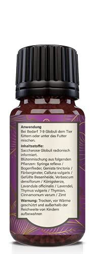 Adema Animal® - Calmidin Globuli zur Beruhigung für Tiere - Relax Globuli mit Baldrian gegen Stress und Angst/innere Unruhe - natürlich sanftes Beruhigungsmittel für Hund und Katze - 10g Inhalt