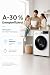 Midea Waschmaschine 8 kg EEK A‑30% BLDC Inverter Motor weiß MFV5EW80WBA30