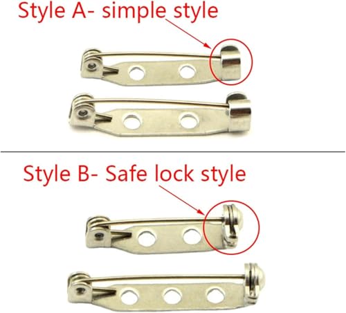 Fixations broches acier inoxydable 316 système safe lock lot de 20
