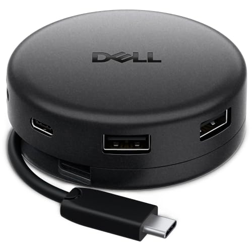 Dell Pro 7-in-1 USB-C Travel Hub - DA326 - Plug and Play Featuring 2 USB-C 2 USB-A 1x HDMI 2.1 1x 2.5Gbps Ethernet and 1x DisplayPort 1.4 Limited Warranty 3 Year
