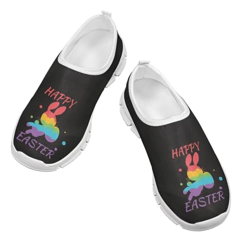 Kids Fashion Athletic Girls Tennis Shoes Lightweight Novelty Slip On Sneakers Holiday Themed Shoes