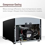 Wine Enthusiast 24-Bottle Compressor Wine Cooler with Upright Bottle Storage - Freestanding Wine Refrigerator with Digital Touchscreen and LED Temperature Display - Image 6