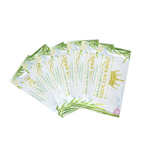 100 x Individual Sachet Wet Wipes Camping Festivals Backpacking Loo Car Travel Indivdually Packed Small Package Packaged Water Pocket Medium to Large Size Body Cleansing Hiking