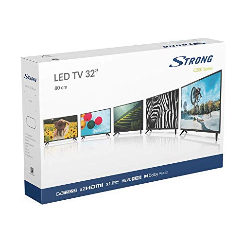 STRONG SRT32HC2003 32“ (80 cm) HD LED Fernseher mit Triple Tuner (HD, HDMI, Scart, USB, EPG, CI+, DVB-T Antenne, Hotel Modus… – Ansicht 6