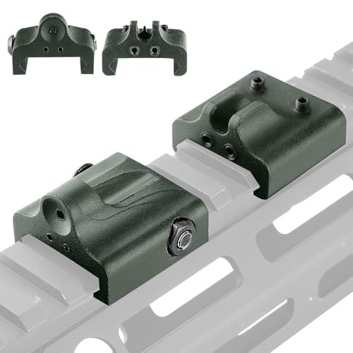 ZBULAR Iron Sights, Ultra-Low Baseline Front Sight and Rear Sight ZR-L1
