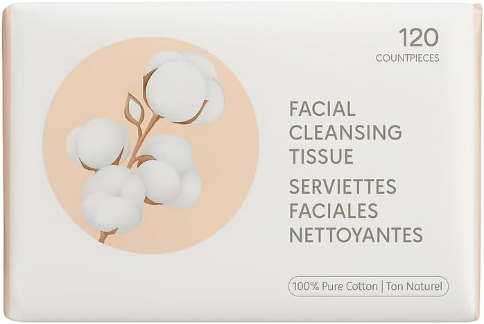 MINISO Facial Cleansing Tissue 120 Sheets