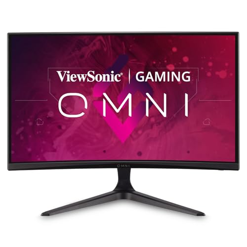Viewsonic Omni VX2418C 24 Inch 1080p 1ms 165Hz Curved Gaming...
