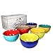 MamboCat 6er Müslischalen-Set Malaga Snaily I Robustes Steingut-Geschirr für 6 Personen I Bunte Müslischüsseln - mit Strudel-Muster in vielen tollen Farben I Müslischale bunt 690 ml 6 Stück