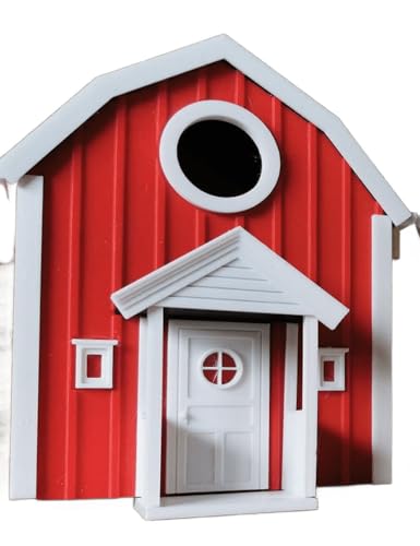 Vogelhaus, Nistkasten im Schwedenhausstil (rot)