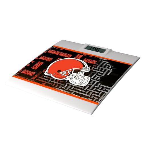 Báscula digital Keyscaper Cleveland Browns diseño Quadtile miniatura 1