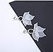 Produktbild ESCYQ Damen Ohrringe Ohrstecker Ohrhänger Tropfen Ohrlinie Fashion Crystal Strass Milchglas Blütenblätter Ohrhänger Frauen Schmuck