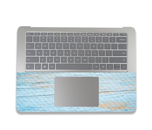 Image of MightySkins Carbon Fiber Skin Compatible with Microsoft Surface Laptop Studio 2 (2023) Full Wrap Kit - Distressed Wood | Protective, Durable Textured Carbon Fiber Finish | Made in The USA