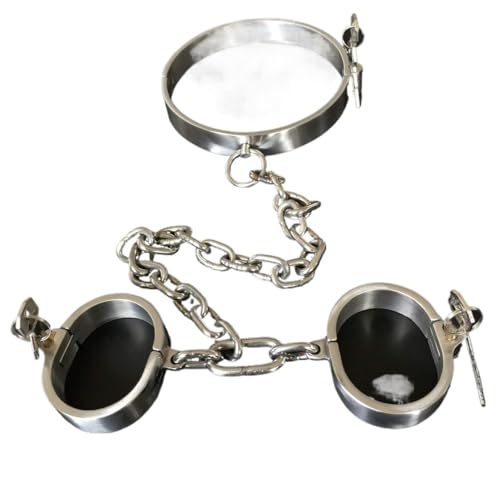 Menottes lit sexuel et collier de bondage pour pimenter vos nuits