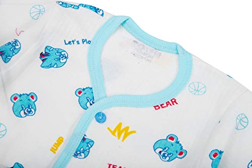Image of Dowin Cotton Rich Front Open Baby Night Suit