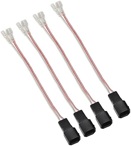 RED WOLF Car Speaker Wiring Harness Adapter Connector Compatible with Ford 1998-2014, Lincoln 2003-2011, Mercury 2000-2010, Mazda 1998-2011 Vehicles Install Aftermarket Door Speaker Wire Cable Plug