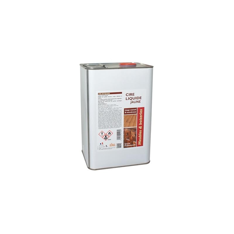 Cera Anticuaria Líquida Amarillo 5L King