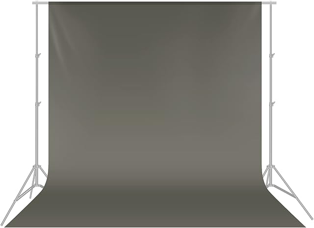 Neewer® 3 x 3.6M/ 10 x 12ft Photo Studio 100% Pure Muslin Collapsible Backdrop Background for Photography,Video and Televison (Background ONLY) - Grey