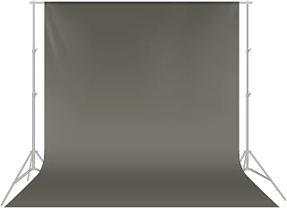 Neewer 3 x 3.6M/ 10 x 12ft Photo Studio 100% Pure Muslin Collapsible Backdrop Background, Grey