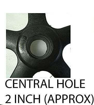 KITHANIA Heavy Duty Nylon Chair Base, Black Pack of 1 - Image 3