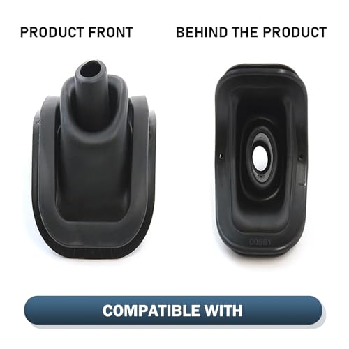 Shakas Shift Lever Boot, Wear Resistant Automatic Car Shifter Handle Boot Seal, Replacement Part OEM #26093753 47106 2609-3753 Accessory, Compatible with Chevrolet (Black) - Thumbnail 5