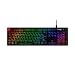 Produktbild HyperX Alloy Origins PBT  Mechanische Gaming Tastatur, PBT Keycaps, Tastenkappen, RGB, HyperX Mechanische Switches, Schalter, kompakt, tragbar, robustes Aluminiumgehäuse, verstellbare Füße, Schwarz