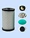 DASARYA 796031 Air Filter Element Fits John Deere D140 D105 D110 d130 E100 S100 S130 E130 Z235 Z255 100 Series Lawn Tractor Mower Parts Cleaner MIU14395 MIU13038 GY21435 MIU13963 590825 (1 pack)