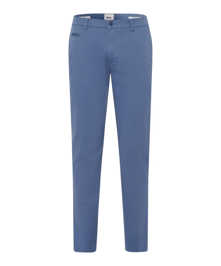 BRAX Men's Style Fabio in Hi-Flex Structure Chino Trouser, Storm, 33 W/30 L