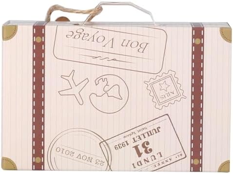 50 Stück Mini-Koffer Süßigkeitenboxen Aus Karton – Elegante Geschenkboxen Für Hochzeit, Geburtstag & Mehr